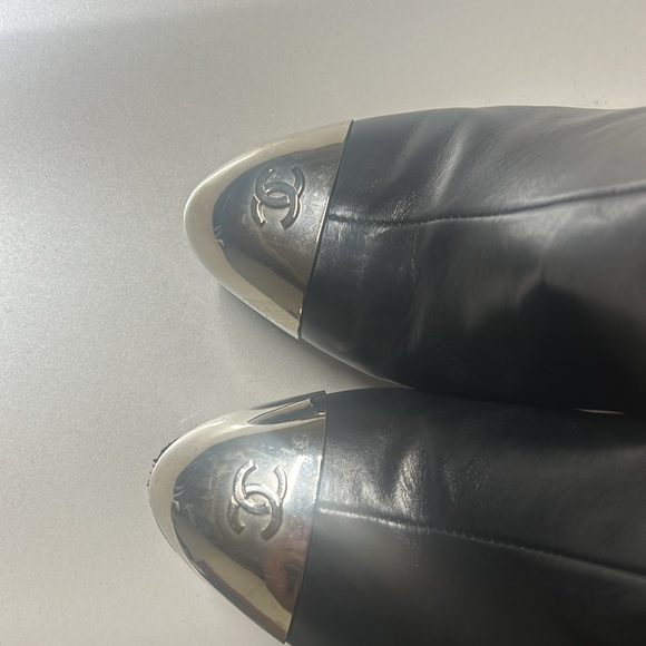 Chanel metal cap toes booties 41 - Picture 8 of 8